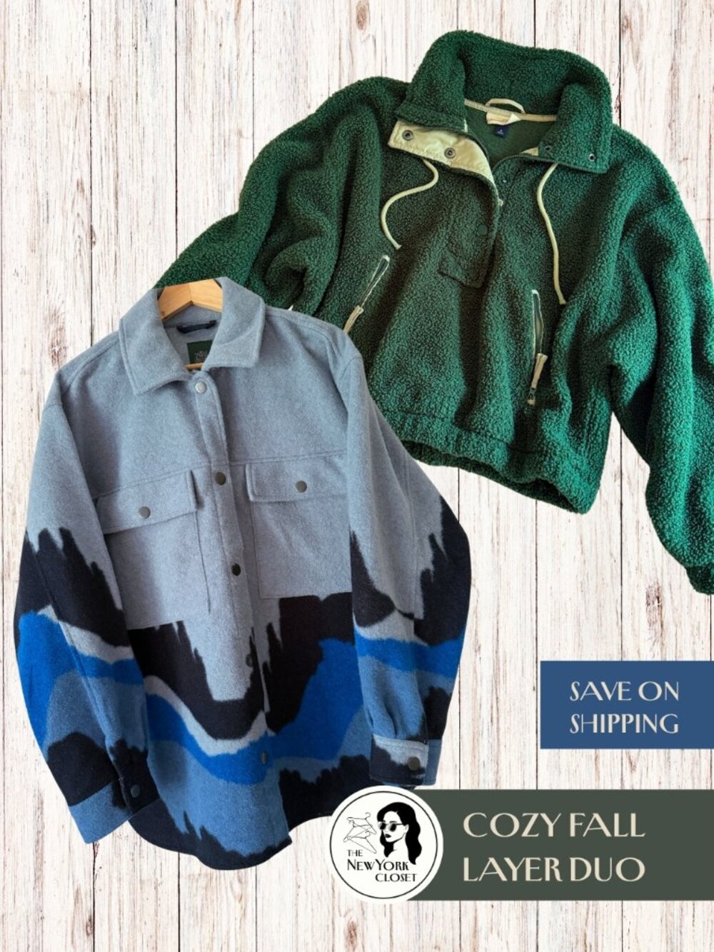 Cozy Layering Duo | Target Mountain Shacket + Sherpa Cropped Popover | Medium